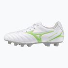 Children's football boots Mizuno Monarcida Neo III Select Jr Md white/neon green