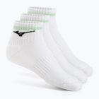 Mizuno Training Mid With Line socks 3 pairs white / neo mint