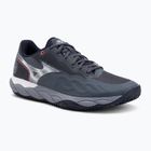 Mizuno Wave Enforce Court CC tennis shoes odyssey gray/white/blue granite