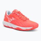 Women's tennis shoes Mizuno Wave Enforce Court CC W calypso coral/white/barely pink