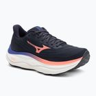 Women's running shoes Mizuno Wave Sky 9 odyssey gray/striking coral/iris bloom