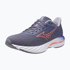 Women's running shoes Mizuno Wave Inspire 21 blue granite/striking coral/irisbloom