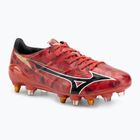 Men's soccer shoes Mizuno α II Japan Mix apricot 40th red/black/gold