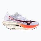 Mizuno Wave Rebellion Pro 3 running shoe white/baritone blue/fiery cora