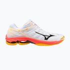 Volleyball shoes Mizuno Wave Voltage 2 white/fiery coral 2/citrus