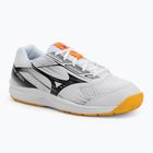 Mizuno Cyclone Speed 5 white/fiery coral 2/citrus volleyball shoes
