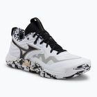 Volleyball shoes Mizuno Wave Momentum Elite white/black/ge gold