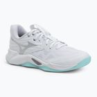 Women's volleyball shoes Mizuno Wave Momentum Pro white/blue tint