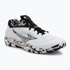 Handball shoes Mizuno Wave Stealth 6 white/black/ge gold
