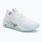 Women's handball shoes Mizuno Wave Stealth Neo 2 white/blue tint