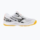 Mizuno Stealth Star 3 white/fiery coral 2/citrus children's shoes