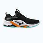 Mizuno Wave Stealth Neo 2 handball shoes black/tangelo/ice green
