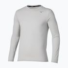 Men's Mizuno Core Impulse Tee vapor silver running longsleeve