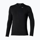 Men's running longsleeve Mizuno Core Impulse Half Zip Tee black