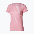Women's running shirt Mizuno Core Graphic Tee bleached mauve