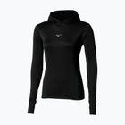 Women's running sweatshirt Mizuno Active Warm Hooded black