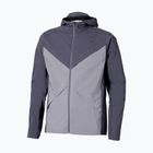 Men's running jacket Mizuno Tech Thermal Charge Hooded quiksilver