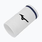 Wrist sweatband Mizuno Wristband Long With Line 6P white/estate blue