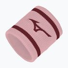 Wrist sweatband Mizuno Wristband Short With Line 6P pinkesque/lava falls