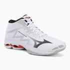 Volleyball shoes Mizuno Wave Lightning Pro Mid white/black/fiery red