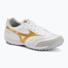 Football boots Mizuno Morelia Sala Elite TF white/football gold/galaxy silver