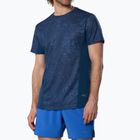 Men's running top Mizuno Active DryAeroFlow Graphic estate blue