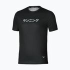 Men's running top Mizuno Core Graphic Tee black