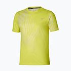 Men's running top Mizuno Core Graphic Tee lightning yellow