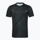 Men's running top Mizuno Core Graphic Tee black/gray
