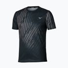 Men's running top Mizuno Core Graphic Tee black/gray