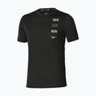 Men's running shirt Mizuno Core Run Short Sleeve Tee black
