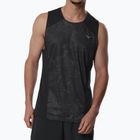 Men's running top Mizuno Active DryAeroFlow Graphic Tank Top black/gray