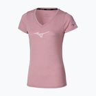 Women's running top Mizuno Core Runbird Tee rose elegance