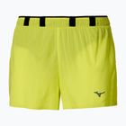 Men's running shorts Mizuno Tech Light Split 1.5 lightning yellow