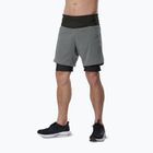 Men's running shorts Mizuno Trail Multipocket 2in1 lava smoke
