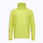 Men's running jacket Mizuno Tech Light Hooded lightning yellow