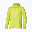Men's running jacket Mizuno Tech Light Hooded lightning yellow