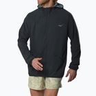 Men's running jacket Mizuno Active Alpha Hooded black