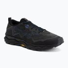 Men's running shoes Mizuno Wave Daichi 9 GTX black/dress blues/black sand