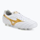 Football boots Mizuno Morelia II Pro FG white/football gold/galaxy silver