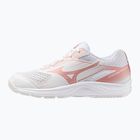 Women's volleyball shoes Mizuno Cyclone Speed 5 white/rose elegance/lava falls