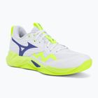Volleyball shoes Mizuno Wave Momentum Pro white/lightning yellow/dazzling blue
