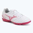 Children's football boots Mizuno Monarcida Neo III Select Jr AS white/fuchsia purple