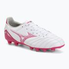 Football boots Mizuno Morelia Neo IV Pro FG white/fuchsia purple/fuchsia purple