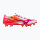 Football boots Mizuno Alpha III Japan Mix white/fuchsia purple
