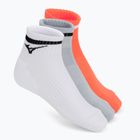 Socks Mizuno Training With Line white/cloudspace/lava orange
