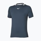Men's tennis shirt Mizuno Tennis Core Short Sleeve Tee insigna blue/cloudscape
