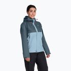 Rab Downpour Eco women's rain jacket blue QWG-83-OBC-08