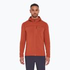Men's Rab Ascendor Light Hoody tuscan red sweatshirt