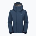 Women's rain jacket Rab Downpour tempest blue